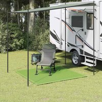 Berkfield Home Tent Carpet Light Green 250x250 cm HDPE
