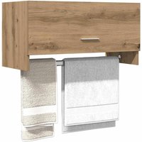 Berkfield Home Wardrobe Artisan Oak 70x32.5x35 cm Engineered Wood in Brown