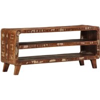 Berkfield Home TV Cabinet 105x46x32 cm Solid Wood Reclaimed in Brown | Size: 105 x 46 x 32 cm