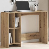 Berkfield Home Desk Artisan Oak 102.5x35x75 cm Engineered Wood in Brown