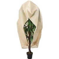 Berkfield Home Plant Fleece Cover with Zip 70 g/m² 2.36x2 m in Beige