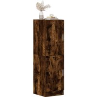 Berkfield Home Kitchen Cabinet Smoked Oak 38x41.5x131.5 cm Engineered Wood in Brown