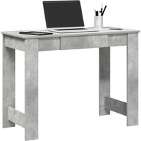 Berkfield Home Desk Concrete Grey 100x45x75 cm Engineered Wood | Size: 100 x 45 x 75 cm