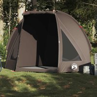 Berkfield Home Fishing Tent Brown Waterproof