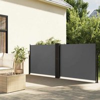 Berkfield Home Retractable Side Awning Anthracite 100x600 cm
