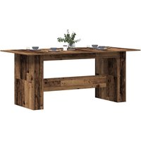 Berkfield Home Dining Table Old Wood 180x90x76 cm Engineered Wood in Brown | Size: 180 x 90 x 76 cm