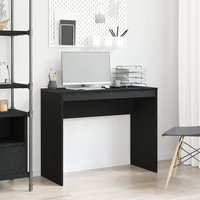 Berkfield Home Desk Black Oak 90x40x72 cm Engineered Wood | Size: 90 x 40 x 72 cm