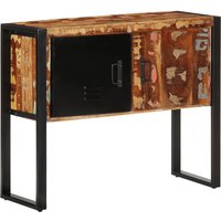 Berkfield Home Console Cabinet Multicolour 90x35x75 cm Solid Wood Reclaimed | Size: 90 x 35 x 75 cm