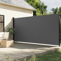 Berkfield Home Retractable Side Awning Anthracite 200x500 cm