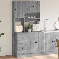 Berkfield Home Kitchen Cabinet Grey Sonoma 95x50x180 cm Engineered Wood | Size: 95 x 50 x 180 cm