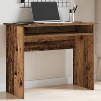 Berkfield Home Desk Old Wood 90x50x74 cm Engineered Wood in Brown | Size: 90 x 50 x 74 cm