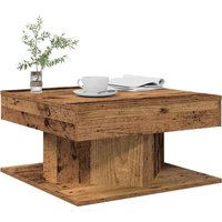 Berkfield Home Coffee Table Old Wood 55x55x30 cm Engineered Wood in Brown | Size: 55 x 55 x 30 cm