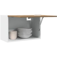 Berkfield Home Hanging Cabinet Lyon Artisan Oak 60x31x40 cm Engineered Wood in Brown | Size: 60 x 31 x 40 cm