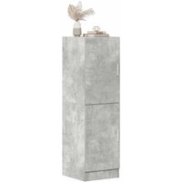 Berkfield Home Kitchen Cabinet Concrete Grey 38x41.5x131.5 cm Engineered Wood