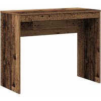 Berkfield Home Desk Old Wood 90x40x72 cm Engineered Wood in Brown | Size: 90 x 40 x 72 cm