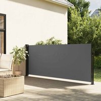 Berkfield Home Retractable Side Awning Anthracite 100x300 cm