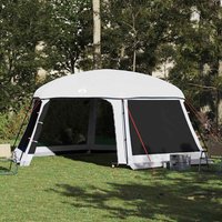 Berkfield Home Pool Tent with Removable Fly & Mesh Walls Grey 618x532 cm