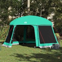Berkfield Home Pool Tent with Removable Fly & Mesh Walls Sea Green 512x458 cm