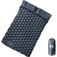 Berkfield Home Self Inflating Camping Mattress with Pillows 2-Person Grey