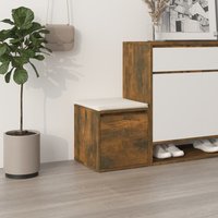 Berkfield Home Box Drawer Smoked Oak 40.5x40x40 cm Engineered Wood in Brown