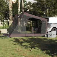 Berkfield Home Car Tent 2-Person Brown Waterproof