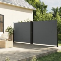 Berkfield Home Retractable Side Awning Anthracite 180x1000 cm