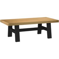 Berkfield Home Coffee Table NOAIN A-Shaped Legs 120x60x40 cm Solid Wood Pine in Brown | Size: 120 x 60 x 40 cm