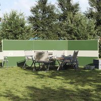 Berkfield Home Camping Windbreak Green 490x123 cm Waterproof