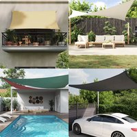 Berkfield Home Sunshade Sail Oxford Fabric Square 4.5x4.5 m Orange