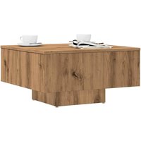 Berkfield Home Coffee Table Artisan Oak 60x60x31.5 cm Engineered Wood in Brown
