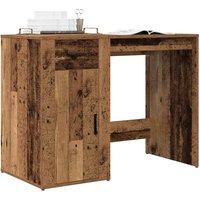 Berkfield Home Desk Old Wood 100x49x75 cm Engineered Wood in Brown | Size: 100 x 49 x 75 cm