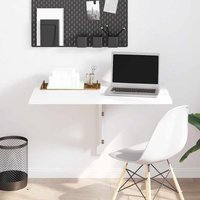 Berkfield Home Folding Wall Table White 100x60 cm