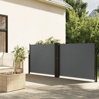 Berkfield Home Retractable Side Awning Anthracite 140x1000 cm