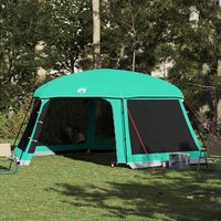 Berkfield Home Pool Tent with Removable Fly & Mesh Walls Sea Green 618x532 cm