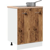 Berkfield Home Bottom Cabinet Lyon Old Wood 60x46x81.5 cm Engineered Wood in Brown