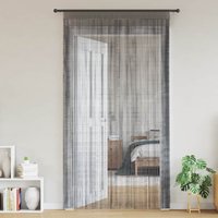 Berkfield Home String Curtains 2 pcs Anthracite 140x250 cm