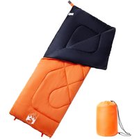 Berkfield Home Sleeping Bag for Adults Camping 3 Seasons in Orange