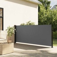 Berkfield Home Retractable Side Awning Anthracite 140x500 cm