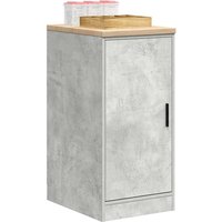 Berkfield Home Garage Storage Cabinet Concrete Grey 40x51x85 cm Solid Wood Pine | Size: 40 x 51 x 85 cm