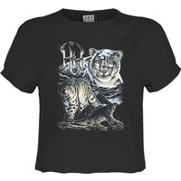 Snow Leopards Hu Crop Top