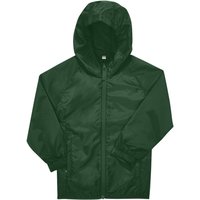 B&C Reset Windbreaker in Bottle Green | Size: 9 Years