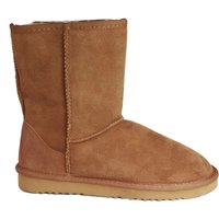 Eastern Counties Leather Women's Jodie Sheepskin Ankle Boots in Fawn | Size: 6