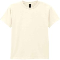 Gildan Cotton Heavy T-Shirt in Off-White | Size: 9 Years