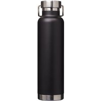 Floso Thor Stainless Steel 650ml Insulated Water Bottle in Black
