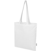 Floso Women's Madras Cotton 7L Tote Bag in White