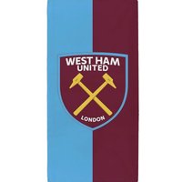 West Ham United FC Crest Beach Towel in Maroon