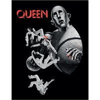 Queen Robot Framed Poster in True Black