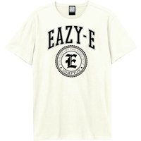 Amplified Men's Compton Crest Eazy-E T-Shirt in White | Size: 3XL