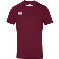 Canterbury Club Dry T-Shirt in Maroon | Size: 8 Years