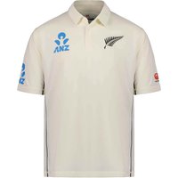 Zealand Caps Cricket Polo Shirt Cream